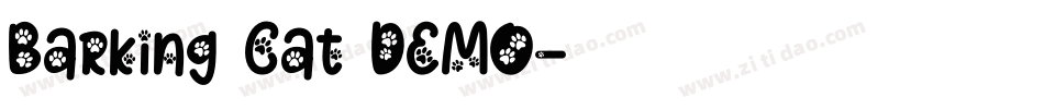 Barking Cat DEMO字体转换